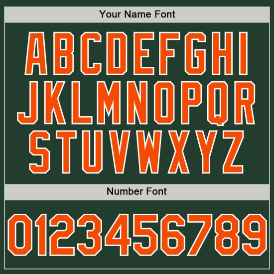 Maglia da baseball autentica arancione-bianca, personalizzata, verde Maglia da baseball autentica arancione-bianca, personalizzata, verde