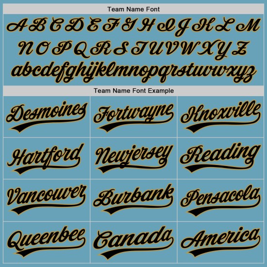 Maglia da baseball personalizzata blu autentica Shadow nera e oro antico Maglia da baseball personalizzata blu autentica Shadow nera e oro antico