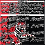 Maglia da baseball personalizzata con motivo 3D Tiger, autentica, rossa e bianca, con animali. Maglia da baseball personalizzata con motivo 3D Tiger, autentica, rossa e bianca, con animali.