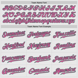 Maglia da baseball autentica a righe rosa e verde Kelly, bianca, personalizzata, verde Kelly Maglia da baseball autentica a righe rosa e verde Kelly, bianca, personalizzata, verde Kelly