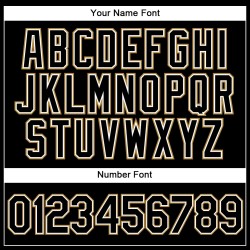Maglia da baseball personalizzata nera autentica Gold Old Jersey nera Maglia da baseball personalizzata nera autentica Gold Old Jersey nera