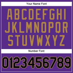 Maglia da baseball viola nera con righe nere personalizzate, autentica e dorata Maglia da baseball viola nera con righe nere personalizzate, autentica e dorata