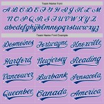 Maglia da baseball leggera personalizzata autentica Royal-White Purple Maglia da baseball leggera personalizzata autentica Royal-White Purple
