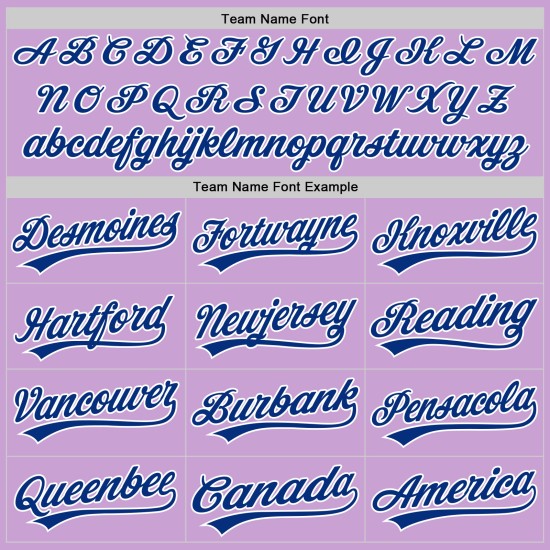 Maglia da baseball leggera personalizzata autentica Royal-White Purple Maglia da baseball leggera personalizzata autentica Royal-White Purple