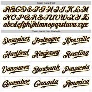 Maglia da baseball autentica bianca nera e oro personalizzata Maglia da baseball autentica bianca nera e oro personalizzata