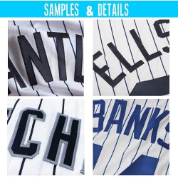Maglia da baseball autentica in maglia a coste nera e grigia personalizzata, bianca, retrò Maglia da baseball autentica in maglia a coste nera e grigia personalizzata, bianca, retrò