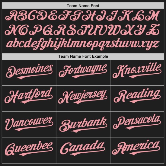 Maglia da baseball a righe nere personalizzate, autentiche, bianche e rosa medio divise Maglia da baseball a righe nere personalizzate, autentiche, bianche e rosa medio divise