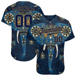 Maglia da baseball personalizzata in 3D con motivo a elefante blu navy-Old Navy autentico Maglia da baseball personalizzata in 3D con motivo a elefante blu navy-Old Navy autentico